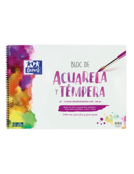 400148239 cuaderno y block A3 10 hojas Violeta, Blanco