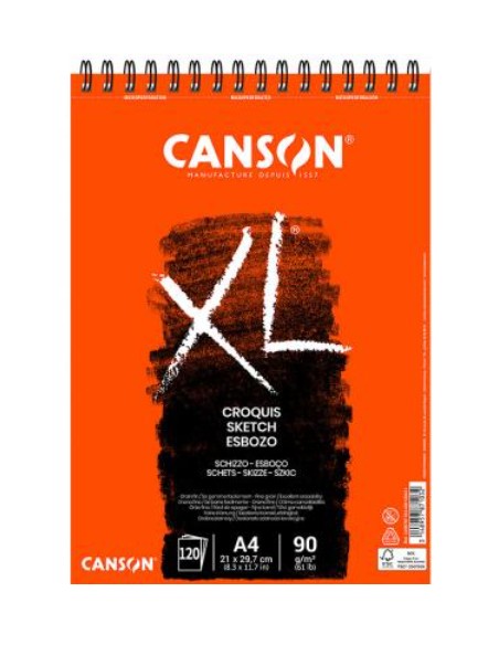 XL Sketch Arte de papel 60 hojas C200787220 - Pack de 5 unidades