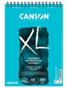 XL Aquarelle Bloc de hojas de papel para bellas artes 30 hojas C400039170 -5U-