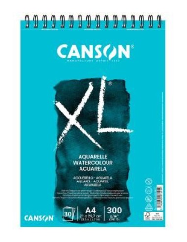 XL Aquarelle Bloc de hojas de papel para bellas artes 30 hojas C400039170 -5U-