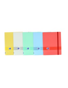 400153665 carpeta Caucho Azul, Gris, Color menta, Rosa, Amarillo A4