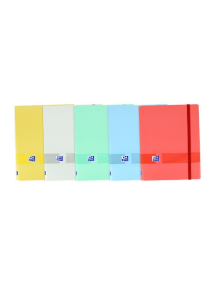 400153665 carpeta Caucho Azul, Gris, Color menta, Rosa, Amarillo A4