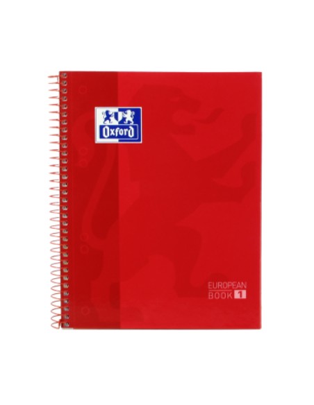 400155611 cuaderno y block A5+ 80 hojas Rojo