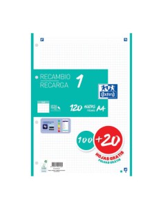 400158057 papel de cuaderno 210 x 297 mm (A4) 120 hojas
