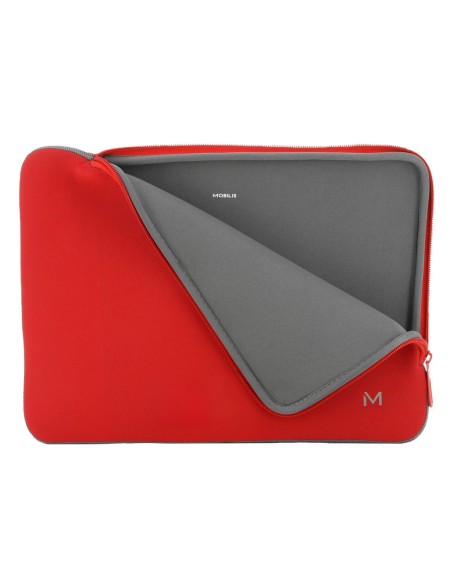 049019 maletines para portátil 35,6 cm (14") Funda Gris, Rojo