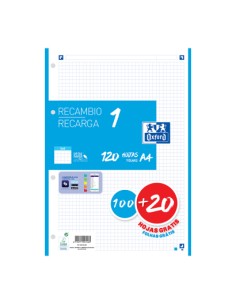 400158058 papel de cuaderno 210 x 297 mm (A4) 120 hojas