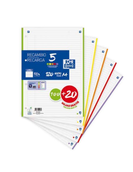 400158519 nota autoadhesiva Rectángulo Blanco 120 hojas