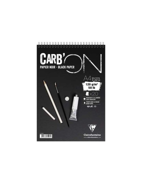 BL. ESP. DIBUJO 20H CLF A4 120GR CARBON