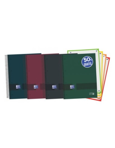 400159033 cuaderno y block A5+ 120 hojas Colores surtidos