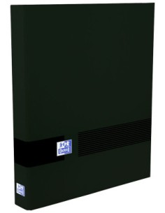 400159140 carpeta de cartón A4+ Negro