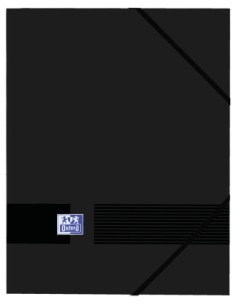 400160221 carpeta Plástico, Caucho Negro A4+