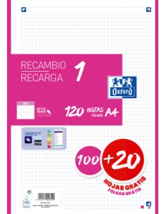 400174181 papel de cuaderno 210 x 297 mm (A4) 120 hojas
