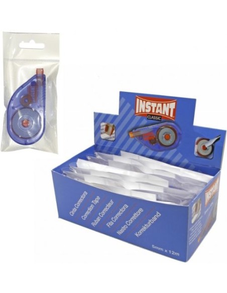 C 12 CINTA CORRECTORA INSTANT CLASSIC 5MMX12M