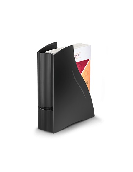 1003700161 estante para revistas Poliestireno (PS) Negro