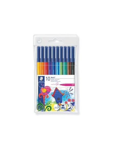 Noris 326 rotulador Negro, Azul, Marrón, Verde, Naranja, Rojo, Violeta, Amarillo 1 pieza(s)