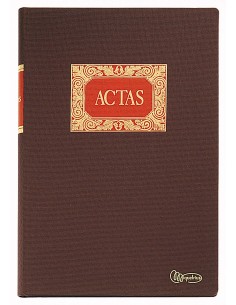 4013 registro comercial (libro) Bronce, Marrón 100 hojas