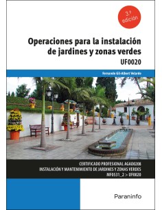 Operaciones para la instalacion de jardines y zonas verdes