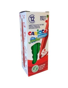 CARIOCA ROTULADOR JUMBO PUNTA MAXI VERDE - CAJA DE 12