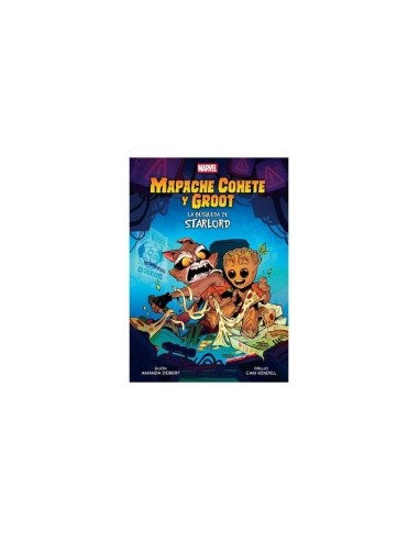 Marvel scholastic mapache cohete y groot la busqueda de starlord