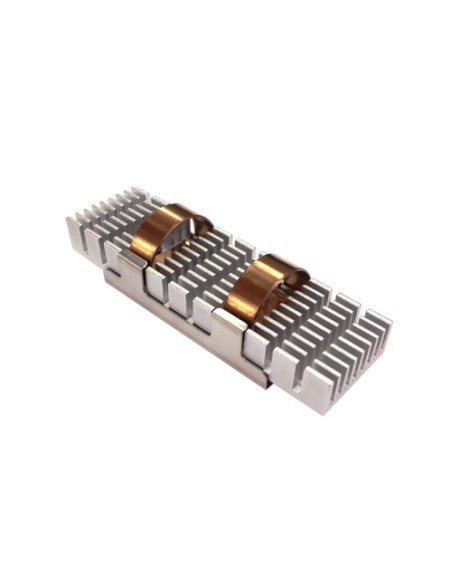 HS-M2SSD-02 sistema de refrigeración para ordenador Unidad de estado sólido Disipador térmico/Radiador Verde