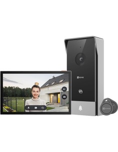 HP5 sistema de intercomunicación de video 17,8 cm (7") Negro, Plata