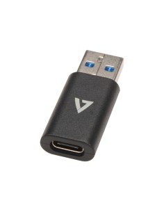 V7USB3AC cambiador de género para cable USB A USB C Negro