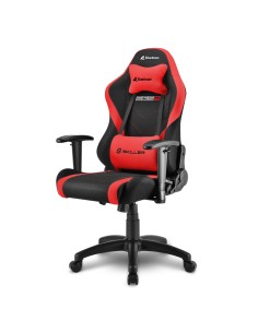 Skiller SGS2 Jr. Silla para videojuegos universal Asiento acolchado Negro, Rojo