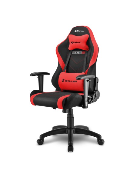 Skiller SGS2 Jr. Silla para videojuegos universal Asiento acolchado Negro, Rojo