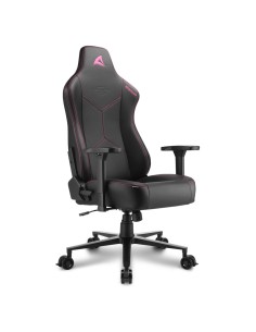 SGS30 Silla para videojuegos universal Asiento acolchado tapizado Negro, Rosa