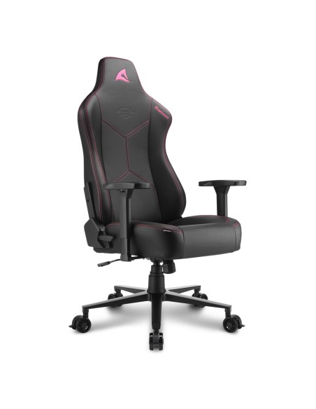 SGS30 Silla para videojuegos universal Asiento acolchado tapizado Negro, Rosa