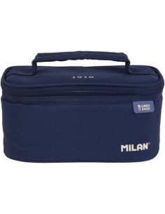 Bolsa isotermica porta alimentos pequena 15 L con 1 recipiente serie 1918 azul marino