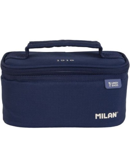 Bolsa isotermica porta alimentos pequena 15 L con 1 recipiente serie 1918 azul marino