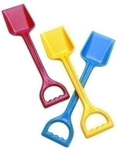 PALA REFORZADA COLORES SURT. 40 CM