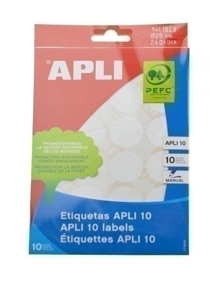 ETIQ.MAN.BOLSA APLI 01629 10h REDON.Ø25