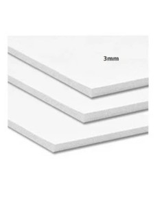 CARTON PLUMA YOSAN BL.ADH. 3mm 200 x 100 - Pack de 25 unidades