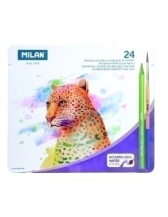 LAPICES MILAN ACUARELABLES est.MET.24