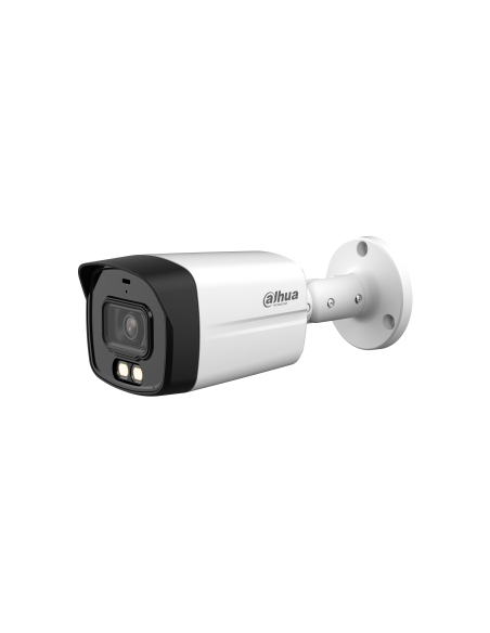 (DH-HAC-HFW1809TLMP-A-LED-0280B) DAHUA CÁMARA HÍBRIDA BULLET LITE FULL-COLOR 4K WDR CON AUDIO ÓPTICA FIJA 2.8MM