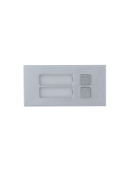 (DHI-VTO4202F-MB2) DAHUA MÓDULO CON 2 BOTONES PARA VIDEOPORTERO EXTERIOR MODULAR SERIE VTO4202F 50X100MM