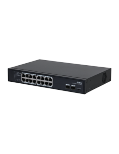 (DH-PFS3218-16GT-135) DAHUA SWITCH L2 POE 16 PUERTOS + 2 GIGABIT SFP