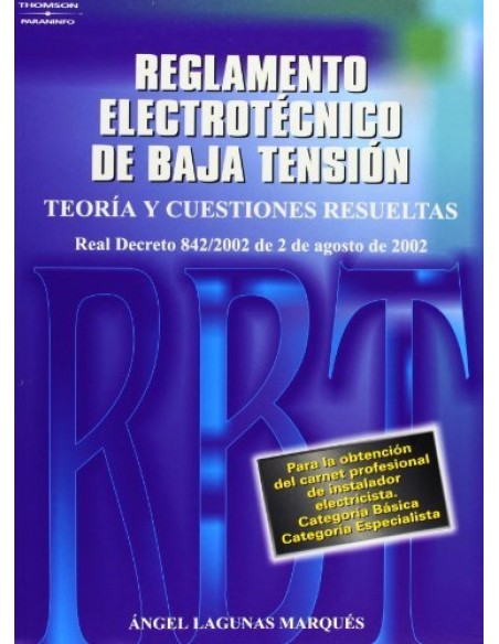 Nuevo reglamento electrotecnico de baja tension