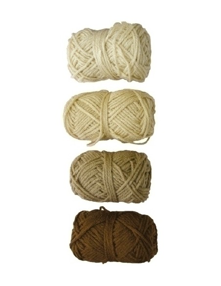 B.4UN OVILLOS LANA 8GR NIEFENVER MARRON 1100101