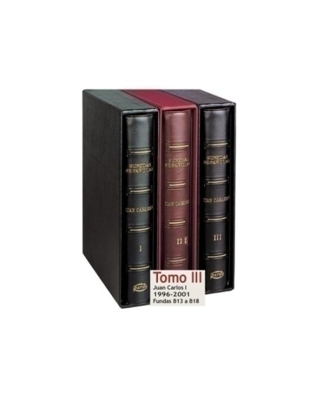 ALBUM MONEDAS PARDO PESETAS JC I t.III B