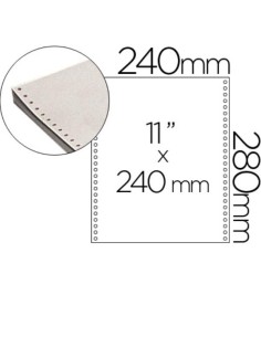FABRISA PAPEL CONTINUO 240X11 1H 2 CEJAS CAJA 2500