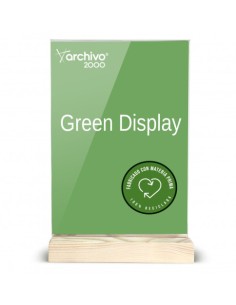 EXPOSITOR SOBREMESA SOSTENIBLE GREENDISPLAY 4X15X24CM A5 ARCHIVO2000 15905M1 CS TP