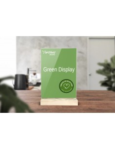 EXPOSITOR SOBREMESA SOSTENIBLE GREENDISPLAY 3X7,5X12,5CM A7 ARCHIVO2000 15907M1 CS TP
