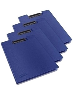 CARP. PINZA RAPESCO A4 AZUL PACK DE 4