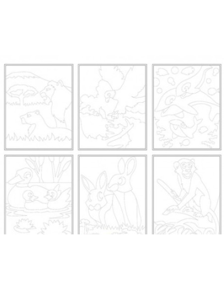 CUADRO NIEFENVER MOD.ANIMALES P/6