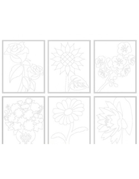 CUADRO NIEFENVER MOD.FLORES PACK DE 6