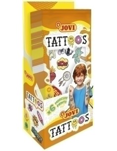 JOVI TATUAJES TEMPORALES (6 DISEÑOS) SURTIDOS