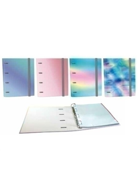 CARPEBLOC SENFORT IRIS A4 4AN.80 SURT. - Pack de 8 unidades